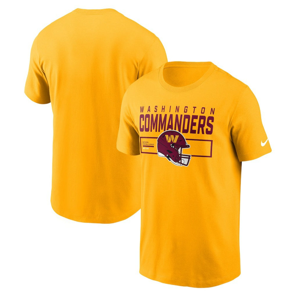 Washington Commanders Primetime Helmet Essential T-Shirt - Gold cheap