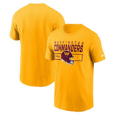 Washington Commanders Primetime Helmet Essential T-Shirt - Gold cheap