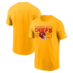 Kansas City Chiefs Primetime Helmet Essential T-Shirt - Gold sale