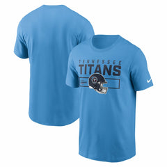 Tennessee Titans Primetime Helmet Essential T-Shirt - Light Blue discount