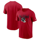 Atlanta Falcons Primetime Helmet Essential T-Shirt - Red sale