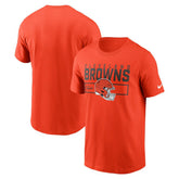 Cleveland Browns Primetime Helmet Essential T-Shirt - Orange for sale