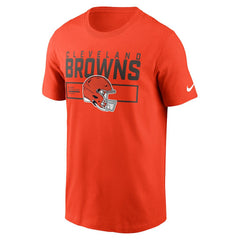 Cleveland Browns Primetime Helmet Essential T-Shirt - Orange for sale
