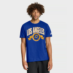 Los Angeles Rams Rewind Front and Back Hit Essential T-Shirt - Royal cheap