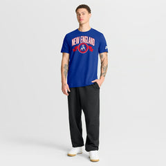 New England Patriots Rewind Front and Back Hit Essential T-Shirt - Royal discount