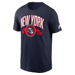 New York Giants Rewind Front and Back Hit Essential T-Shirt - Navy discount