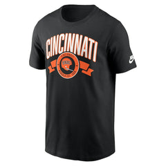 Cincinnati Bengals Rewind Front and Back Hit Essential T-Shirt - Black for sale