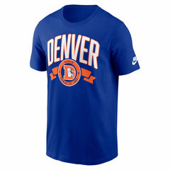 Denver Broncos Rewind Front and Back Hit Essential T-Shirt - Royal outlet