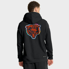 Chicago Bears Tall 2025 NFL Crucial Catch Sideline Standard Issue Dri-FIT Hoodie - Black for sale