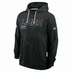 Detroit Lions Tall 2025 NFL Crucial Catch Sideline Standard Issue Dri-FIT Hoodie - Black discount