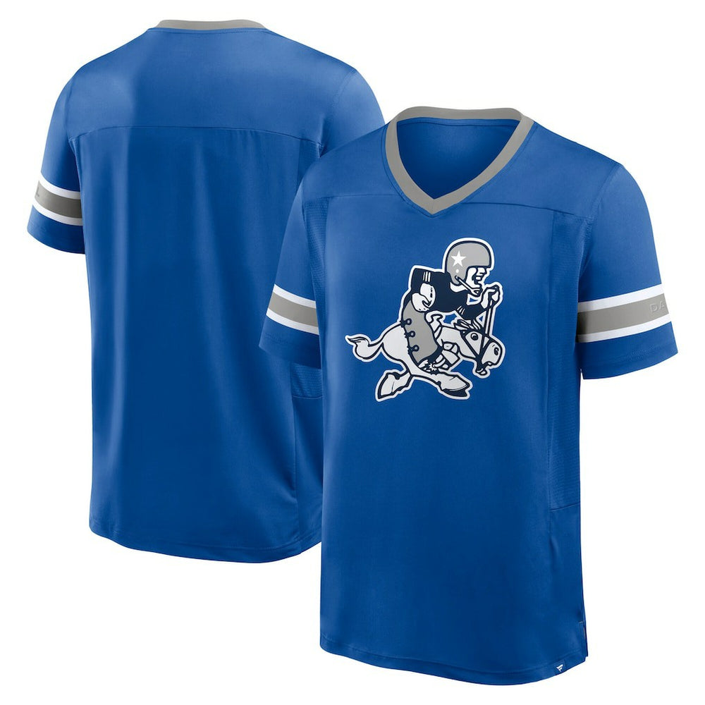 Dallas Cowboys Hometown Premium Hashmark V-Neck T-Shirt - Royal on sale