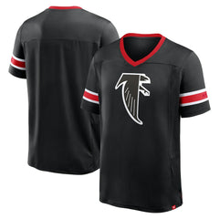 Atlanta Falcons Hometown Premium Hashmark V-Neck T-Shirt - Black for sale