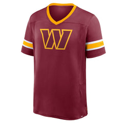 Washington Commanders Hometown Premium Hashmark V-Neck T-Shirt - Burgundy outlet
