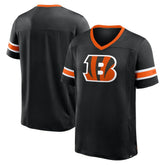Cincinnati Bengals Hometown Premium Hashmark V-Neck T-Shirt - Black online