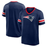 New England Patriots Hometown Premium Hashmark V-Neck T-Shirt - Navy outlet