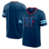 Houston Texans Redzone Hashmark V-Neck T-Shirt - Navy discount