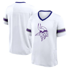 Minnesota Vikings Redzone Hashmark V-Neck T-Shirt - White sale