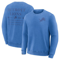 Detroit Lions Deep Route Pullover Sweatshirt - Blue on sale