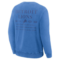 Detroit Lions Deep Route Pullover Sweatshirt - Blue on sale
