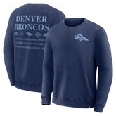 Denver Broncos Deep Route Pullover Sweatshirt - Navy online