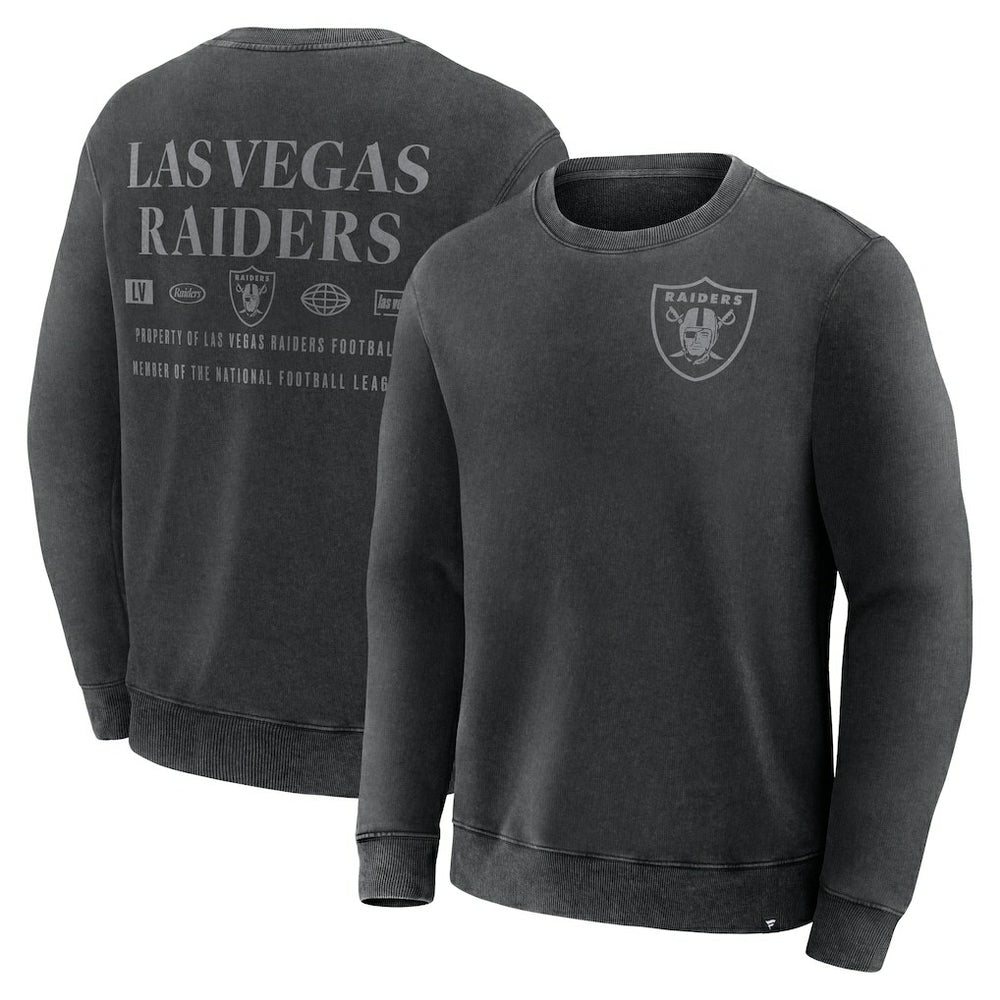 Las Vegas Raiders Deep Route Pullover Sweatshirt - Black cheap