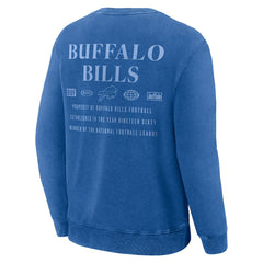 Buffalo Bills Deep Route Pullover Sweatshirt - Royal sale