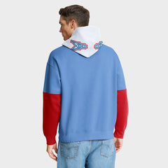 Tennessee Titans Helmet Retro Pullover Hoodie - Light Blue on sale