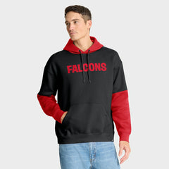 Atlanta Falcons Helmet Retro Pullover Hoodie - Black for sale