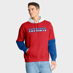 New England Patriots Helmet Retro Pullover Hoodie - Red sale
