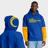 Los Angeles Rams Helmet Pullover Hoodie - Royal on sale