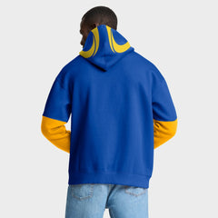 Los Angeles Rams Helmet Pullover Hoodie - Royal on sale