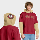 San Francisco 49ers Helmet Pullover Hoodie - Scarlet cheap