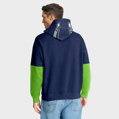 Seattle Seahawks Helmet Pullover Hoodie - College Navy outlet