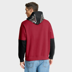 Atlanta Falcons Helmet Pullover Hoodie - Red discount