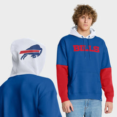 Buffalo Bills Helmet Pullover Hoodie - Royal on sale