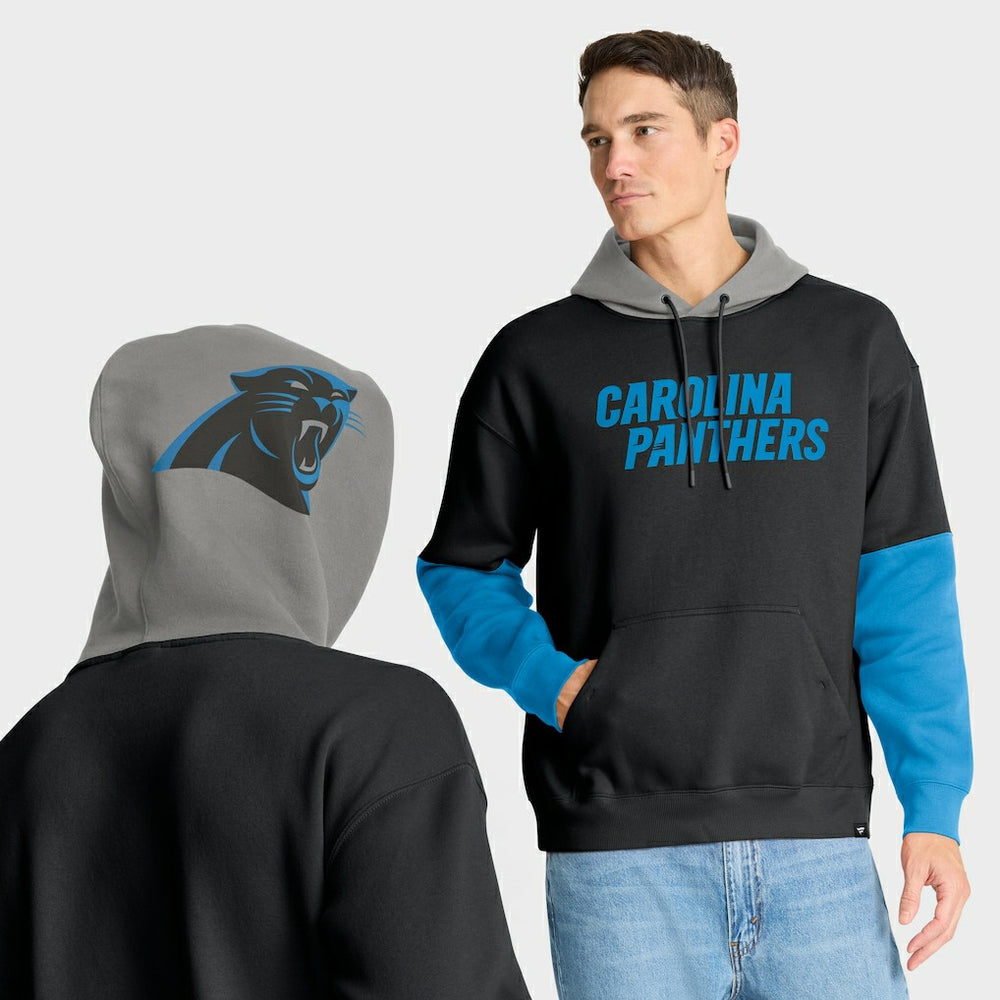 Carolina Panthers Helmet Pullover Hoodie - Black cheap