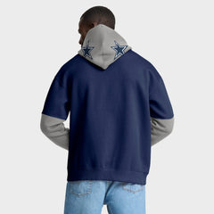 Dallas Cowboys Helmet Pullover Hoodie - Navy discount