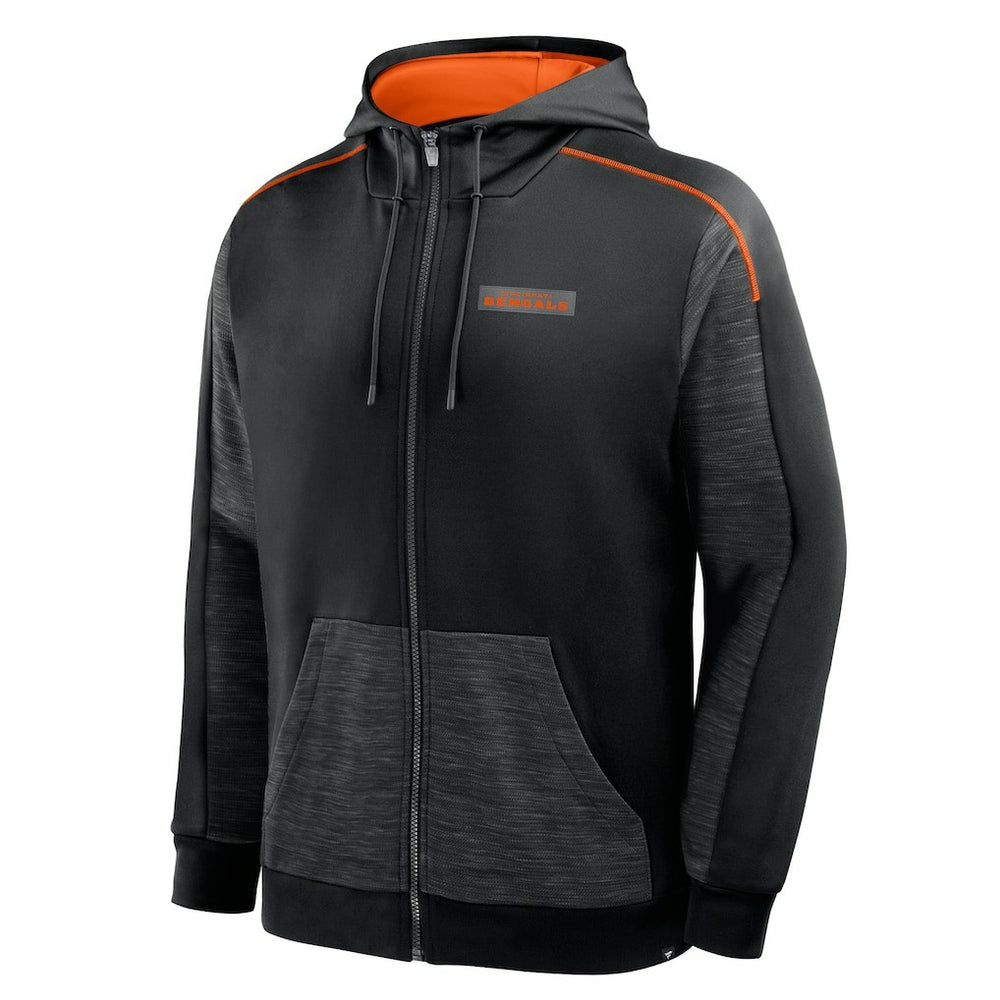 Cincinnati Bengals Checkdown Pass Full-Zip Hoodie - Black outlet