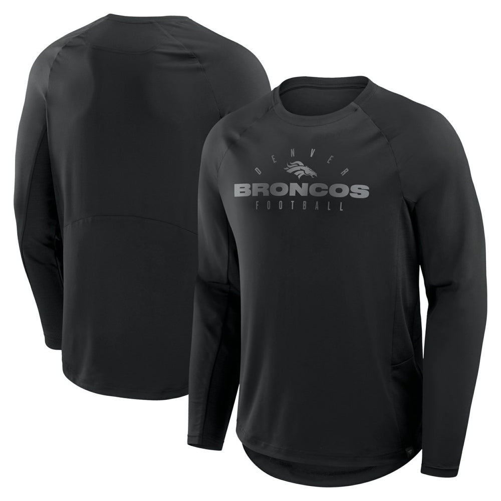 Denver Broncos Coverage Scheme Long Sleeve T-Shirt - Black discount