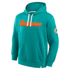 Miami Dolphins New Horizons Heritage Pullover Hoodie - Aqua online