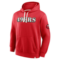 San Francisco 49ers New Horizons Heritage Pullover Hoodie - Scarlet discount