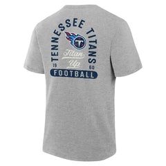 Tennessee Titans Fluid Motion Legacy T-Shirt - Heather Gray on sale