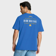 Los Angeles Chargers Passing Pocket Legacy T-Shirt - Powder Blue discount