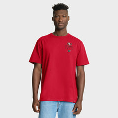 San Francisco 49ers Passing Pocket Legacy T-Shirt - Scarlet on sale
