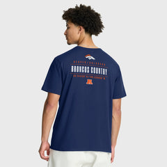 Denver Broncos Passing Pocket Legacy T-Shirt - Navy for sale