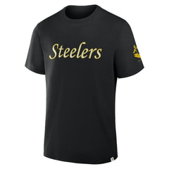 Pittsburgh Steelers Elevated Classic Legacy T-Shirt - Black discount