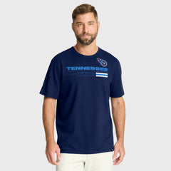 Tennessee Titans Chop Block Legacy T-Shirt - Navy on sale
