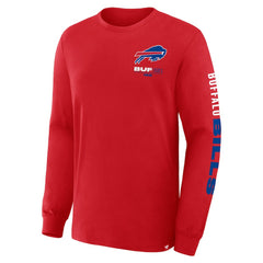Buffalo Bills Clock Management Legacy Long Sleeve T-Shirt - Red sale