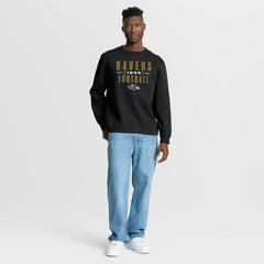 Baltimore Ravens Powerful Throw Legacy Pullover Sweatshirt - Black on sale