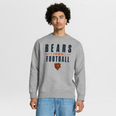 Chicago Bears Powerful Throw Legacy Pullover Sweatshirt - Heather Gray outlet